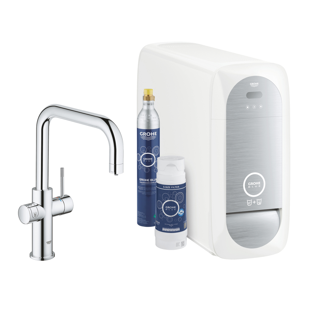 Bucatarie - BATERIE BUCATARIE GROHE BLUE HOME TIP U STARTER KIT NEW