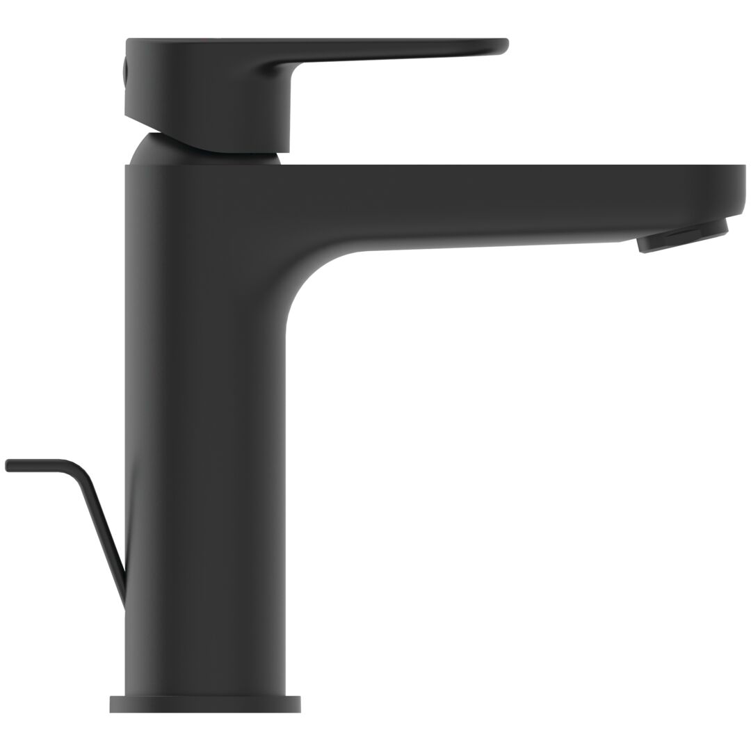 Baterii baie - BATERIE LAVOAR H120 CERAFINE O SILK BLACK CU VENTIL METALIC