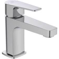 Baterie pentru lavoar, crom, cu ventil metalic, Ideal Standard Cerafine O H80