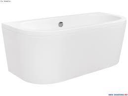 Baie - Cada freestanding Besco Vista 140x75 cm, acril sanitar, montaj la perete, alb