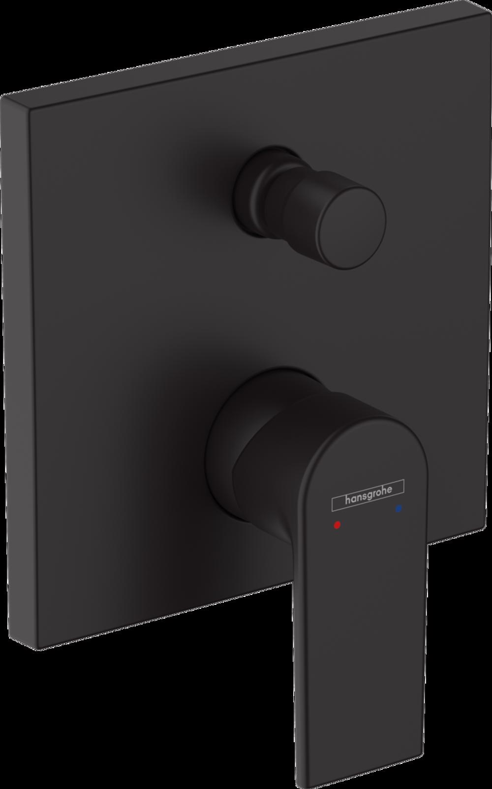 Baterii baie - ORNAMENT BATERIE INCASTRATA CADA VERNIS SHAPE, NEGRU MAT